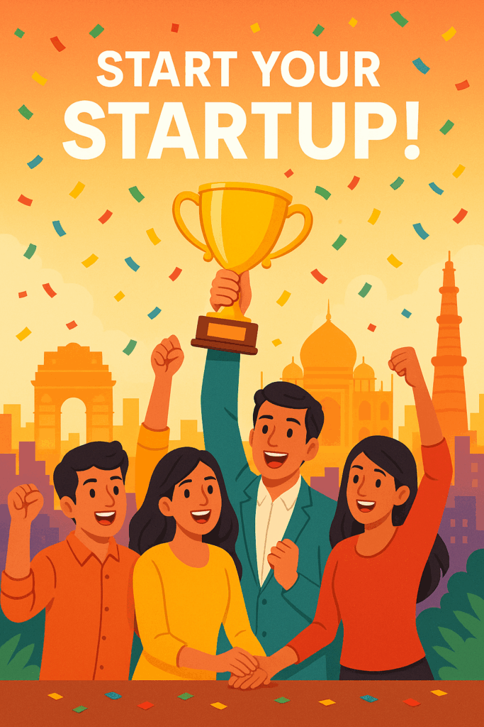 young entrepreneurs celebrating