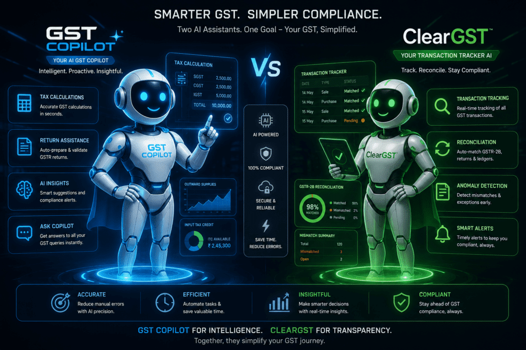 AI powered GST solutions comparison