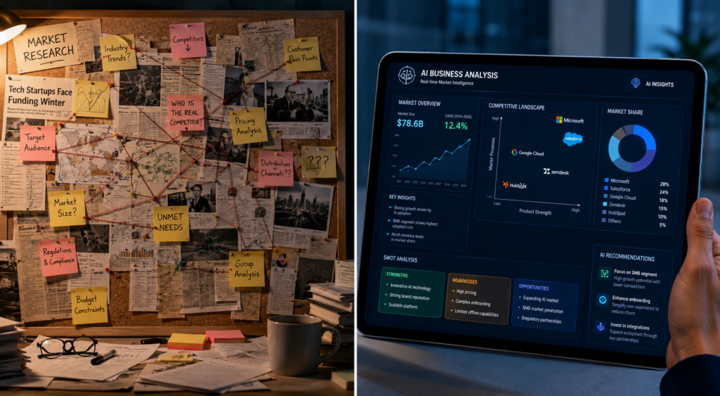 analog vs. digital analysis