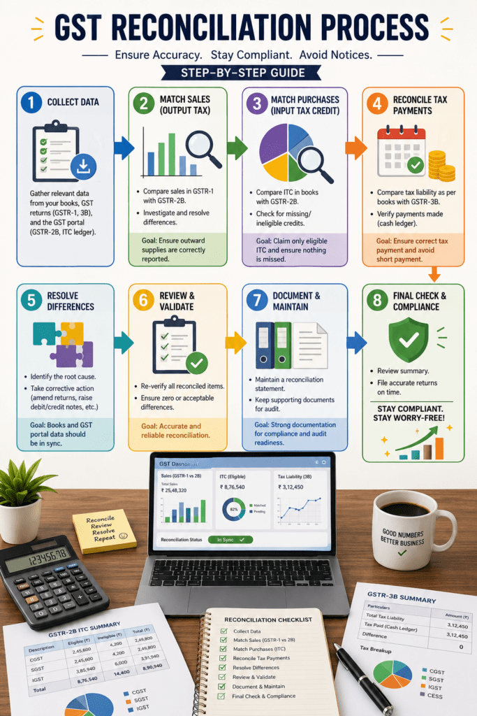 GST reconciliation guide