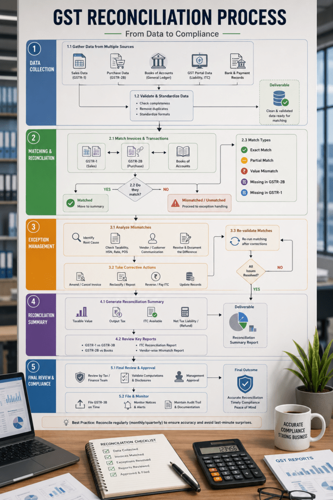 GST reconciliation process