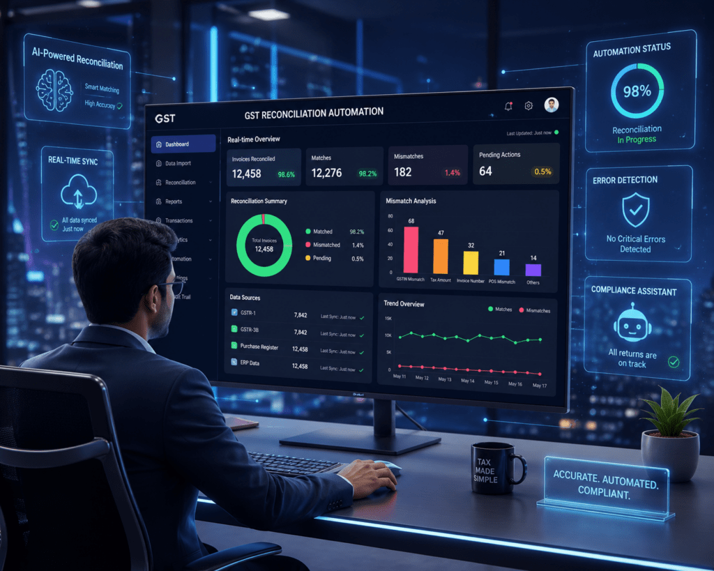 office with GST dashboard