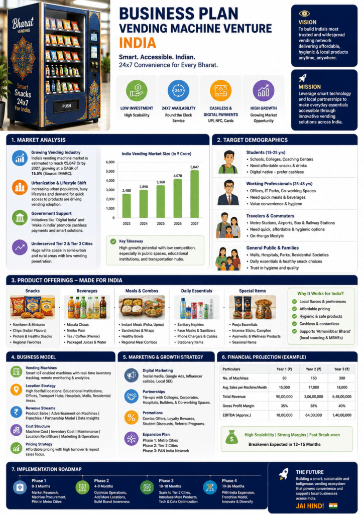 India Vending Venture Business Plan